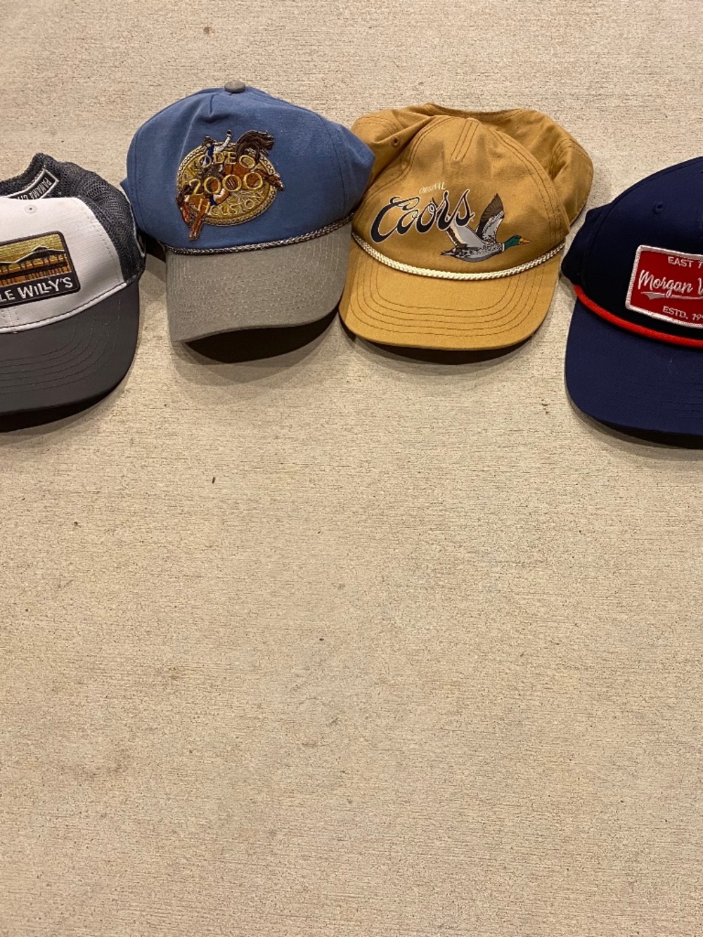 Lot of 5 vintage style hats
